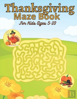 Bertrand.pt - Thanksgiving Maze Book For Kids Ages 5-10