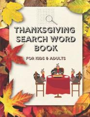 Thanksgiving Search Word Book For Kids And Adults