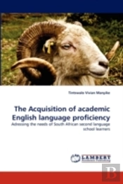 The Acquisition Of Academic English Lang