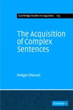 Bertrand.pt - The Acquisition Of Complex Sentences