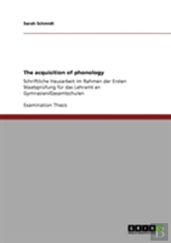 Bertrand.pt - The Acquisition Of Phonology