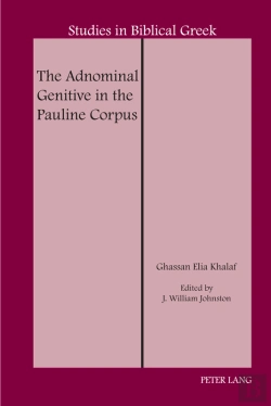 Bertrand.pt - The Adnominal Genitive In The Pauline Corpus