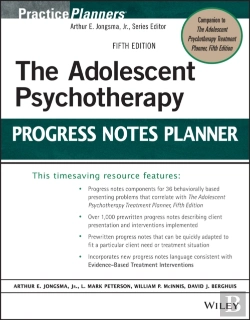 Bertrand.pt - The Adolescent Psychotherapy Progress Notes Planner