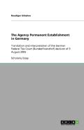 The Agency Permanent Establishment In Germany