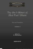 The Ain I Akbari Of Abul Fazl 'Allami (Vol 4)