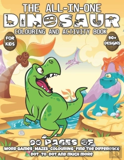 Bertrand.pt - The All-In-One Dinosaur Colouring And Activity Book For Kids