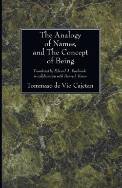 Bertrand.pt - The Analogy Of Names, And The Concept Of Being