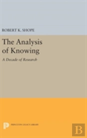 The Analysis Of Knowing