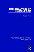 The Analysis Of Knowledge
