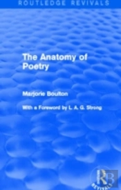 The Anatomy Of Poetry (Routledge Revivals)