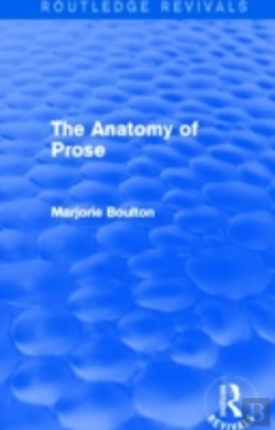 Bertrand.pt - The Anatomy Of Prose (Routledge Revivals)