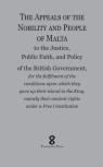 The Appeals Of The Nobility And People Of Malta