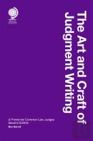 The Art And Craft Of Judgment Writing