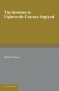 The Attorney In Eighteenth-Century England
