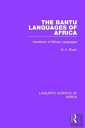 The Bantu Languages Of Africa