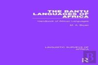 The Bantu Languages Of Africa