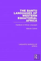 The Bantu Languages Of Western Equatorial Africa