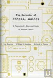 The Behavior Of Federal Judges