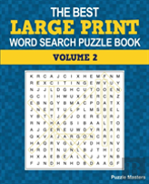 The Best Large Print Word Search Puzzle Book, Volume 2
