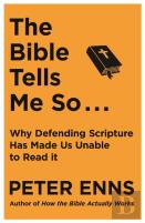 The Bible Tells Me So