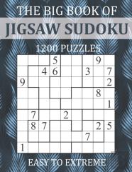 The Big Book Of Jigsaw Sudoku - 1200 Puzzles - Easy To Extreme
