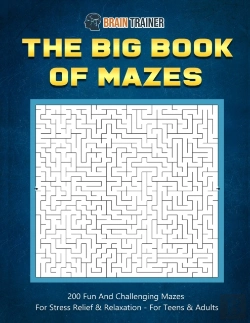 Bertrand.pt - The Big Book Of Mazes 200 Fun And Challenging Mazes For Stress Relief & Relaxation - For Teens & Adults
