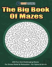 The Big Book Of Mazes 200 Fun And Challenging Mazes For Stress Relief & Relaxation - For Teens & Adults