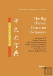 The Big Chinese Character Dictionary. Covering 8897 Chinese Characters With Sound Transcription, English Meaning Definitions And Writing Practice According To The Chinese Radical System