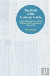The Birth Of The Academic Article