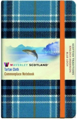 Bertrand.pt - The Blue Loch Tartan: Pocket: 14 X 9cm - Waverley Scotland Tartan Cloth Commonplace Notebook/Journal