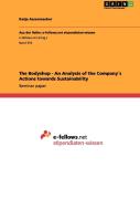 The Bodyshop - An Analysis Of The Companys Actions Towards Sustainability