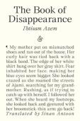 The Book Of Disappearance
