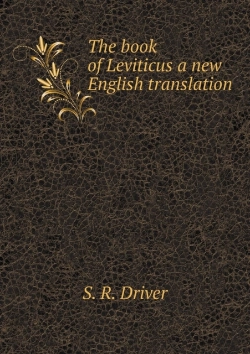 Bertrand.pt - The Book Of Leviticus A New English Translation