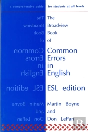 The Broadview Book Of Common Errors In English  Esl Edition