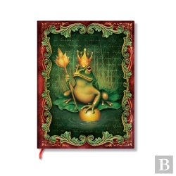 Bertrand.pt - The Brothers Grimm, Frog Prince (Fairy Tale Collection) Midi Unlined Hardback Journal (Elastic Band Closure)