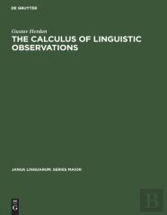 The Calculus Of Linguistic Observations