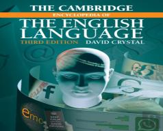 The Cambridge Encyclopedia Of The English Language