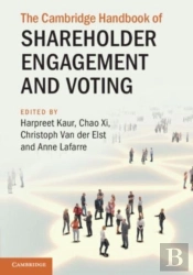 The Cambridge Handbook Of Shareholder Engagement And Voting