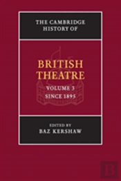 The Cambridge History Of British Theatre