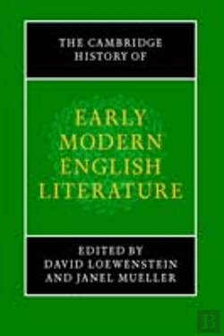 Bertrand.pt - The Cambridge History Of Early Modern English Literature