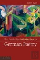 The Cambridge Introduction To German Poetry