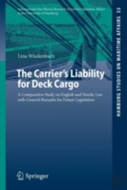Bertrand.pt - The Carrier'S Liability For Deck Cargo