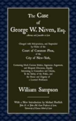 Bertrand.pt - The Case Of Geoge W. Niven, Esq.