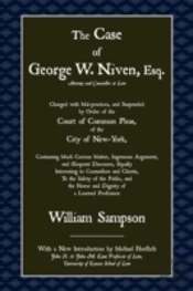 The Case Of George W. Niven, Esq.