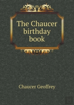 Bertrand.pt - The Chaucer Birthday Book