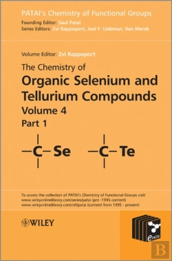 Bertrand.pt - The Chemistry Of Organic Selenium And Tellurium Compounds, Volume 4, Parts 1 And 2 Set