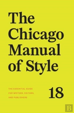 Bertrand.pt - The Chicago Manual Of Style, 18th Edition