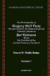 The Chronography Of Bar Hebraeus (Vol 1)