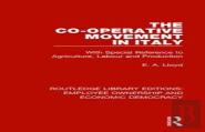The Co-Operative Movement In Italy