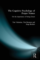 The Cognitive Psychology Of Proper Names